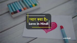 Love in Hindi Pyar kya hai