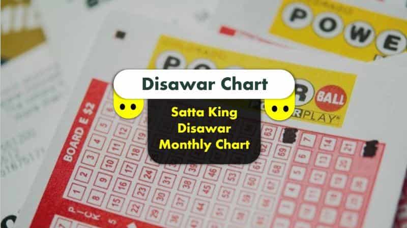 Disawar - Satta King Monthly Chart